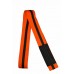 Orange With Black Stripe Brazilian Jiu Jitsu Belt, Cotton Material (100% Professional Quality) - Brand New
